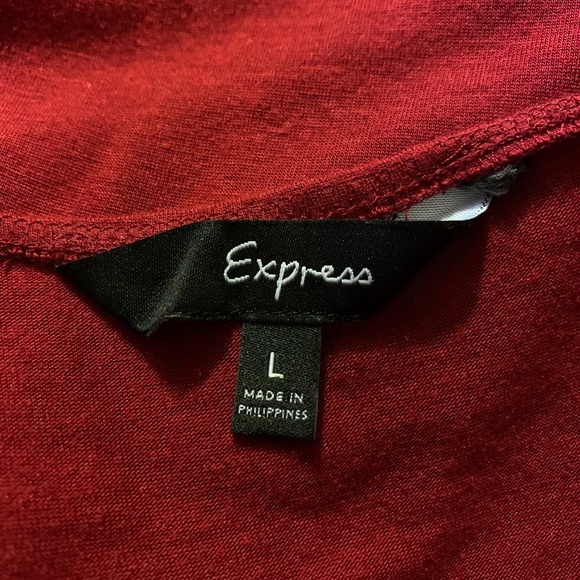 Express Wrap Dress Beautiful in Size Large - Picture 4 of 4